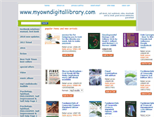 Tablet Screenshot of myowndigitallibrary.com